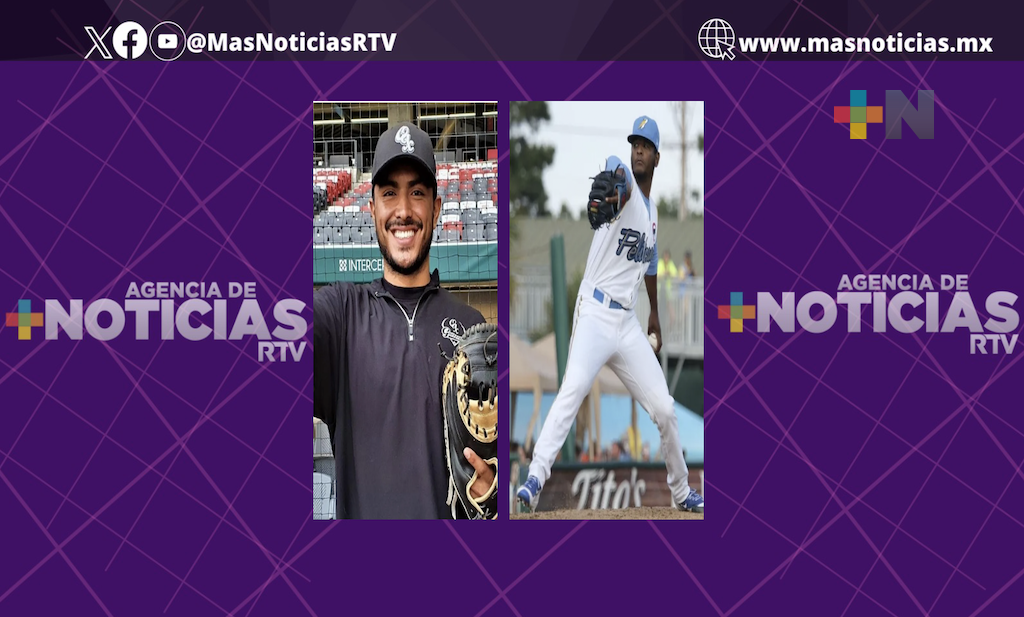El receptor Miguel Ojeda Jr. y el pitcher venezolano Manuel Rondón llegan a El Águila